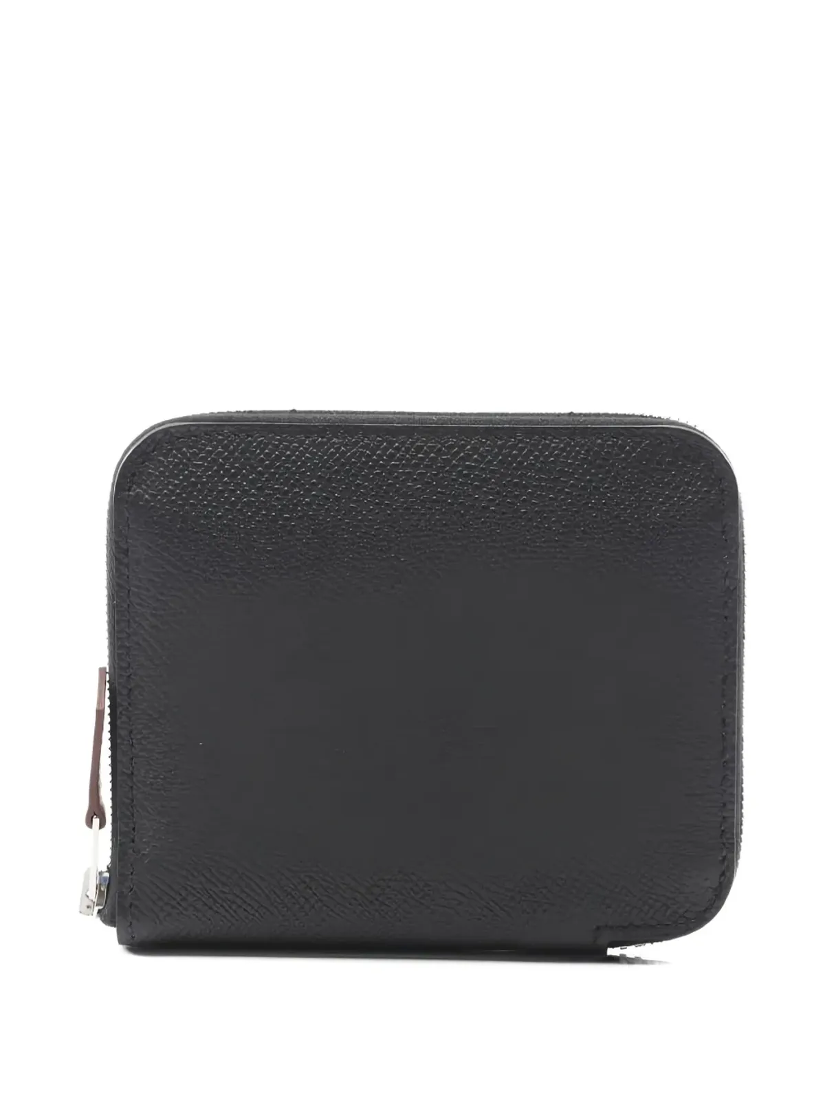 Hermès ビンテージ 2024 Azap コンパクト ラウンドジップ ウォレット - ブラック - 画像1