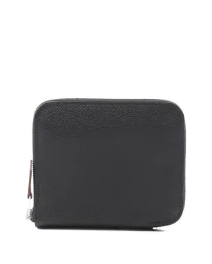 Hermès ビンテージ 2024 Azap コンパクト ラウンドジップ ウォレット - ブラック - サムネイル1