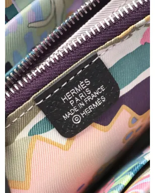 Hermès ビンテージ 2024 Azap コンパクト ラウンドジップ ウォレット - ブラック - サムネイル5