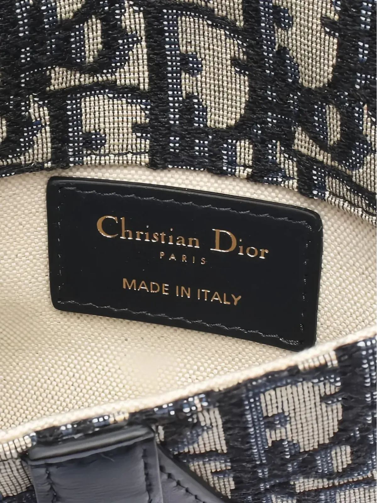Christian Dior ビンテージ 2010年代 オブリーク サドル ベルトバッグ ブルー - 画像5