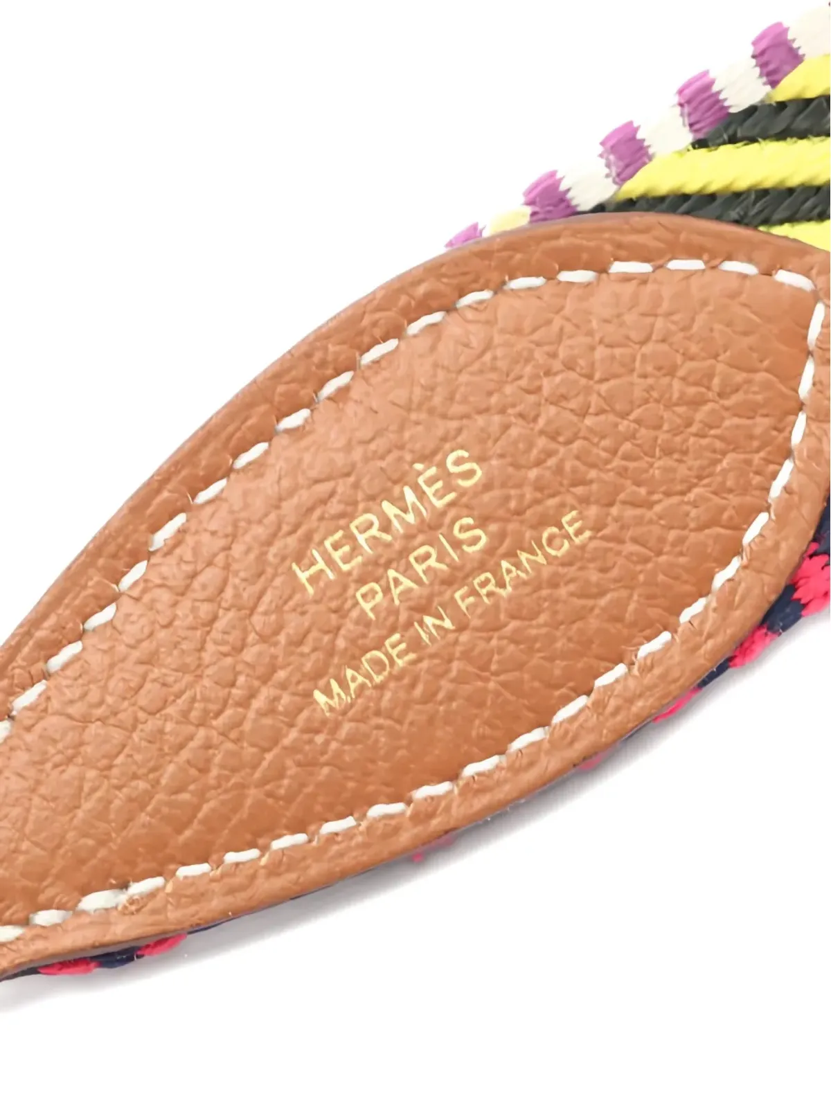 Hermès Pre-Owned 2010年代 サンゲル・カヴァル ショルダーストラップ - イエロー - 画像4