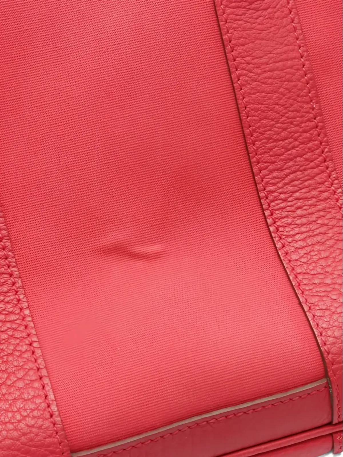 Hermès ビンテージ 2009 ガーデンパーティー レザー・トリム ハンドバッグ - レッド - 画像5