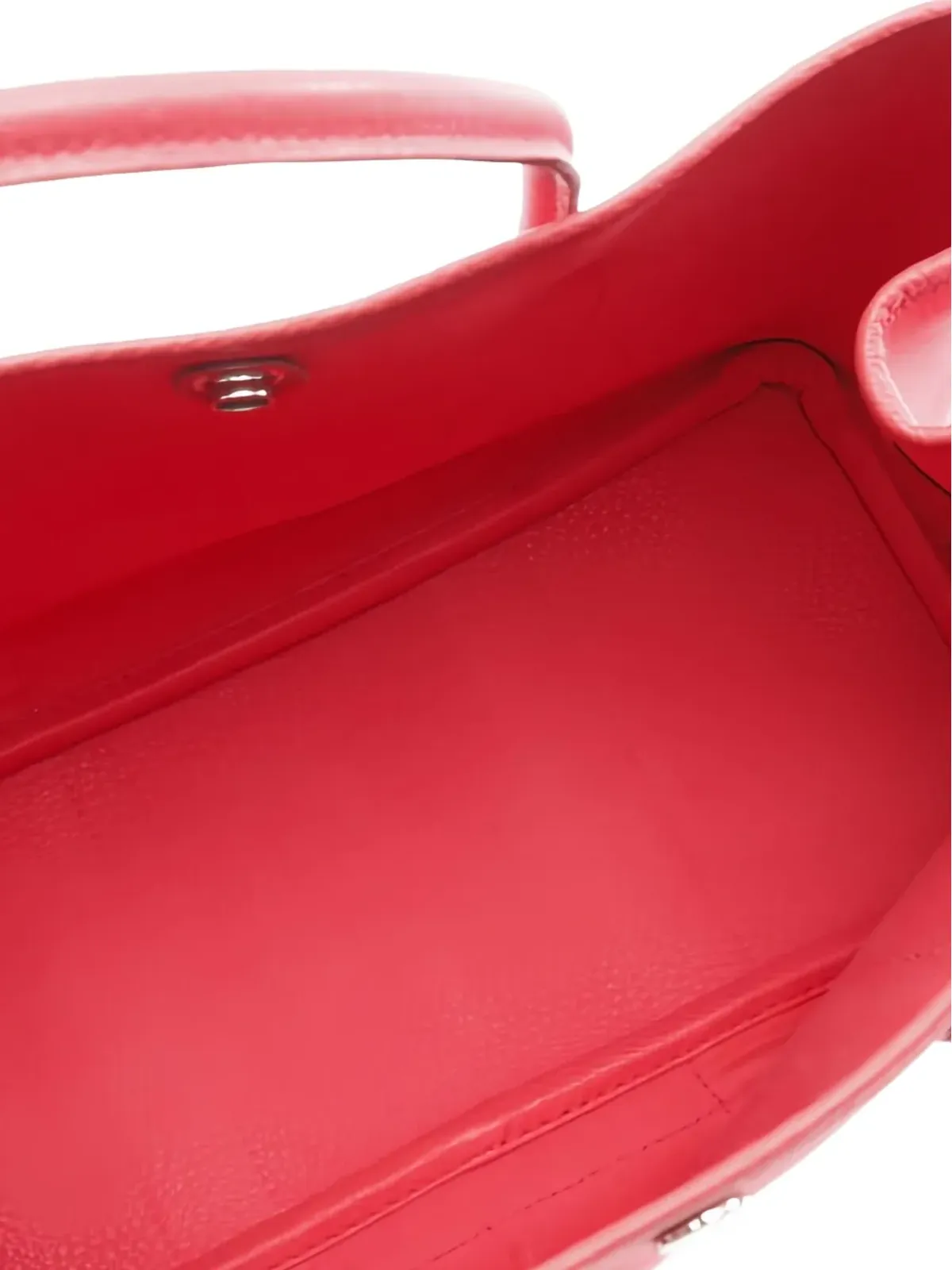 Hermès ビンテージ 2009 ガーデンパーティー レザー・トリム ハンドバッグ - レッド - 画像3