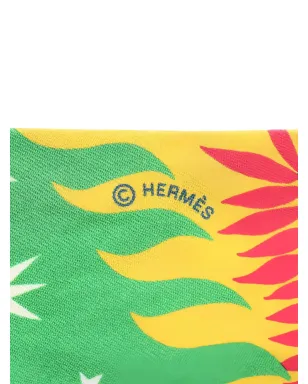 Hermès ビンテージ 2000年代 プリントリボン スカーフ - イエロー - サムネイル3