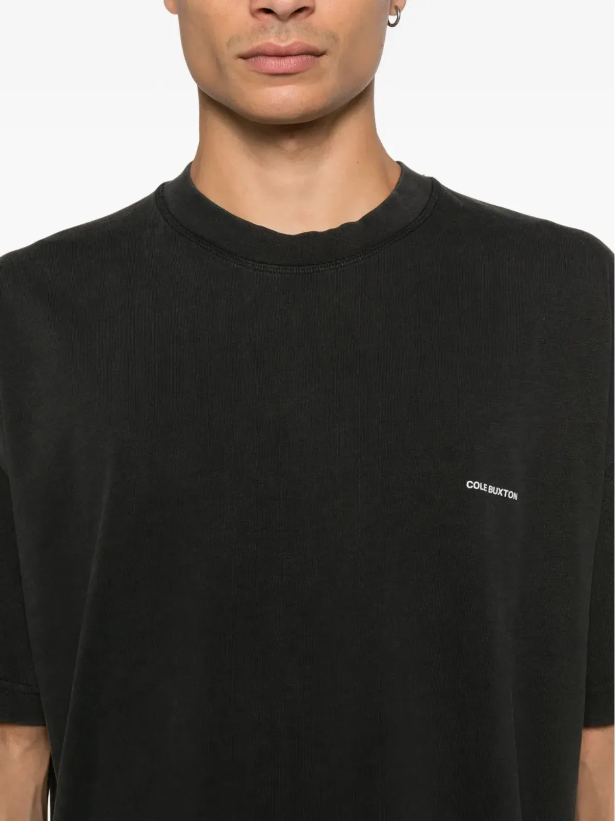 COLE BUXTON ロゴ Tシャツ - ブラック - 画像5