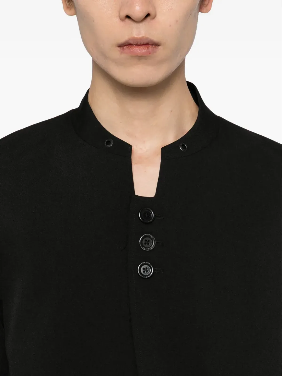 TEAM WANG design スタンドカラー ブレザー - 画像5
