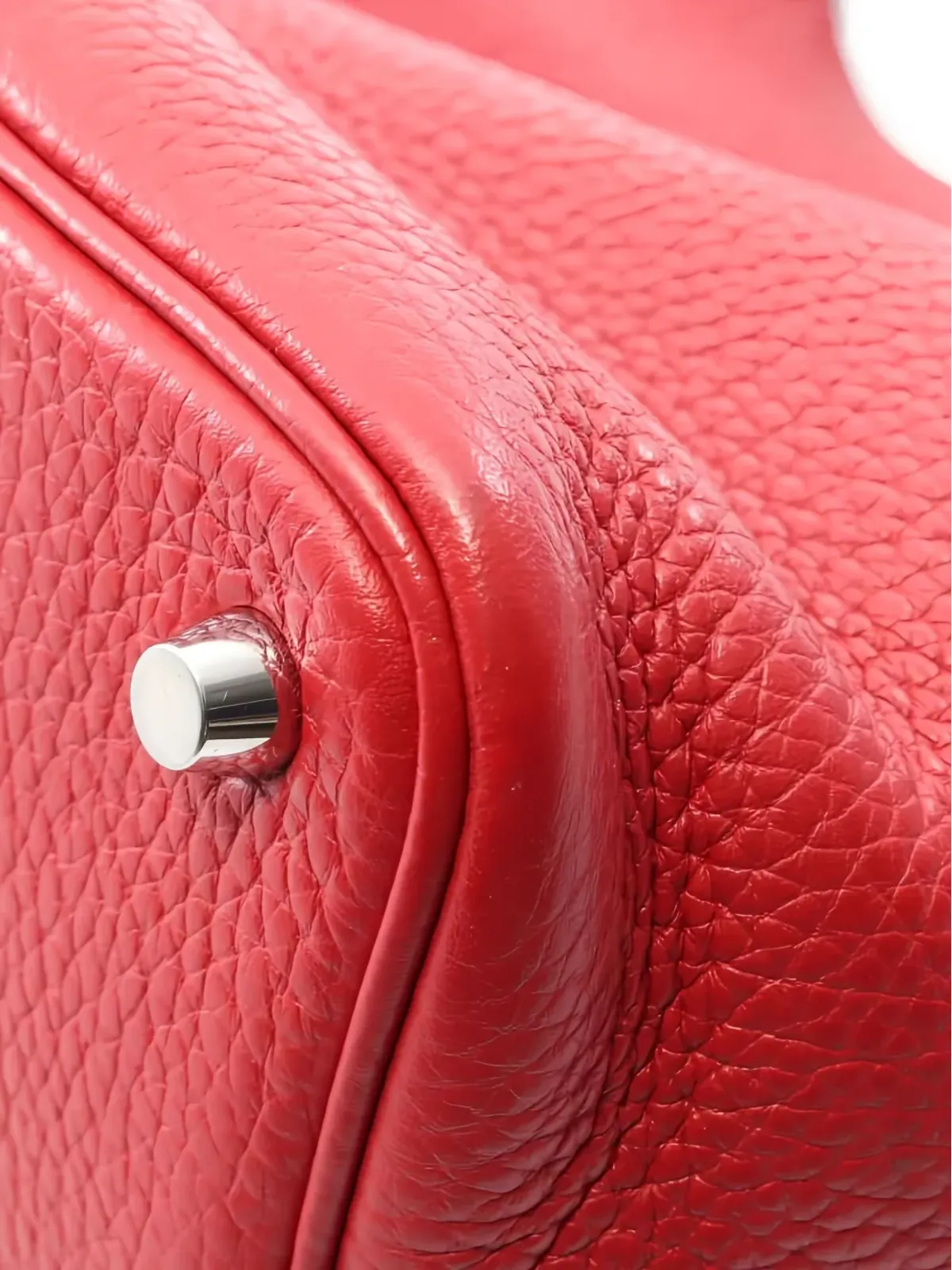 Hermès ビンテージ ピコタン ロック レザー・トートバッグ - レッド - 画像5