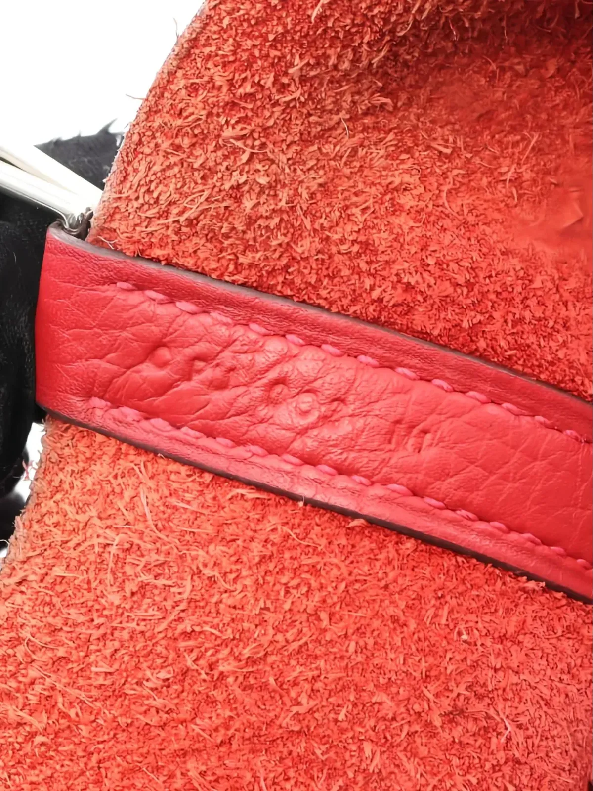 Hermès ビンテージ ピコタン ロック レザー・トートバッグ - レッド - 画像4