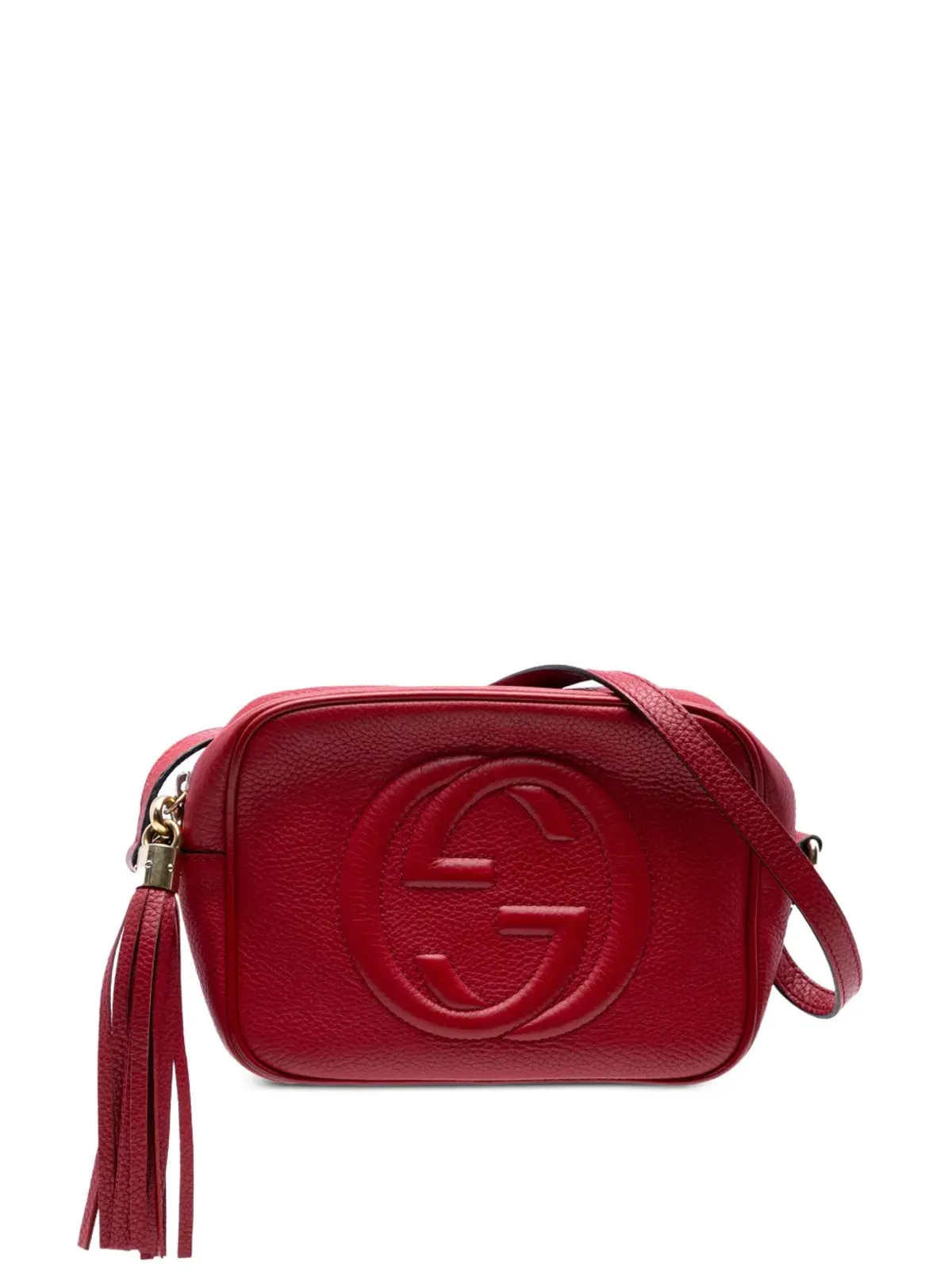 Gucci ビンテージ レザー ソーホー・ディスコ クロスボディバッグ - レッド - 画像1