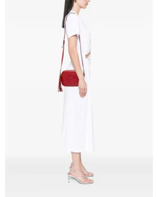 Gucci ビンテージ レザー ソーホー・ディスコ クロスボディバッグ - レッド - サムネイル2
