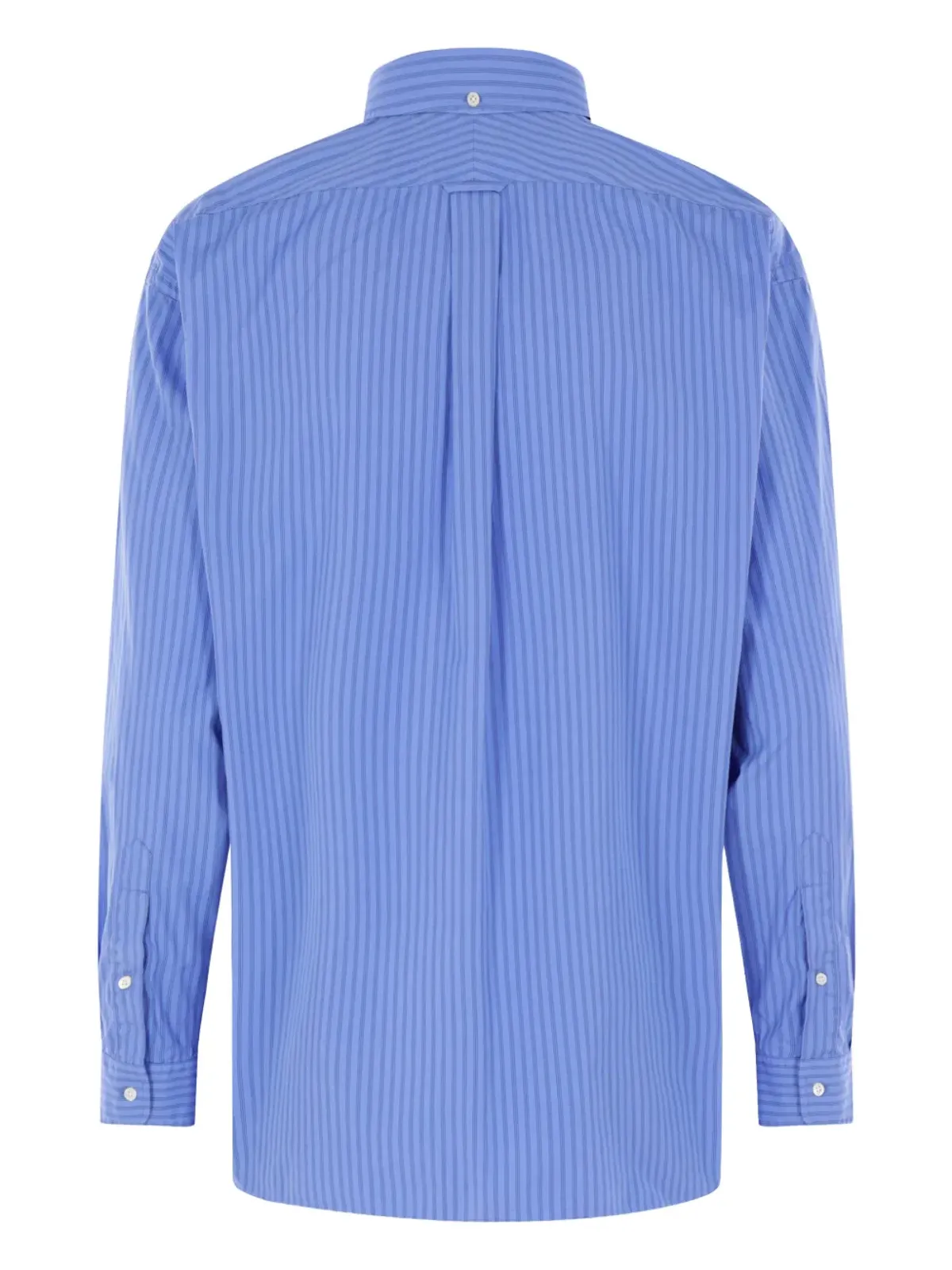 J.PRESS striped pocket shirt - Blue - 画像2
