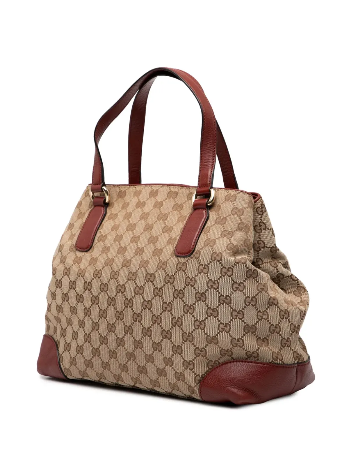 Gucci ビンテージ 2000-2015 ミディアム GGキャンバス ウェブ Dressage トートバッグ - ブラウン - 画像3