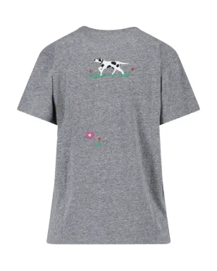 MOTHER The Rowdy 刺繍入り Tシャツ - グレー - サムネイル2