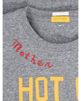 MOTHER The Rowdy 刺繍入り Tシャツ - グレー - サムネイル3