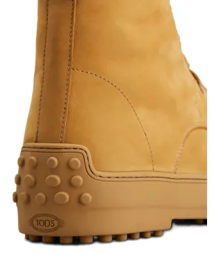 Tod's レースアップ gommino ブーツ ベージュ - サムネイル3