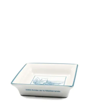 Hermès Pre-Owned ビンテージ 2003 square-porcelain ミニ装飾トレイ（8cm×8cm）- ホワイト - サムネイル4