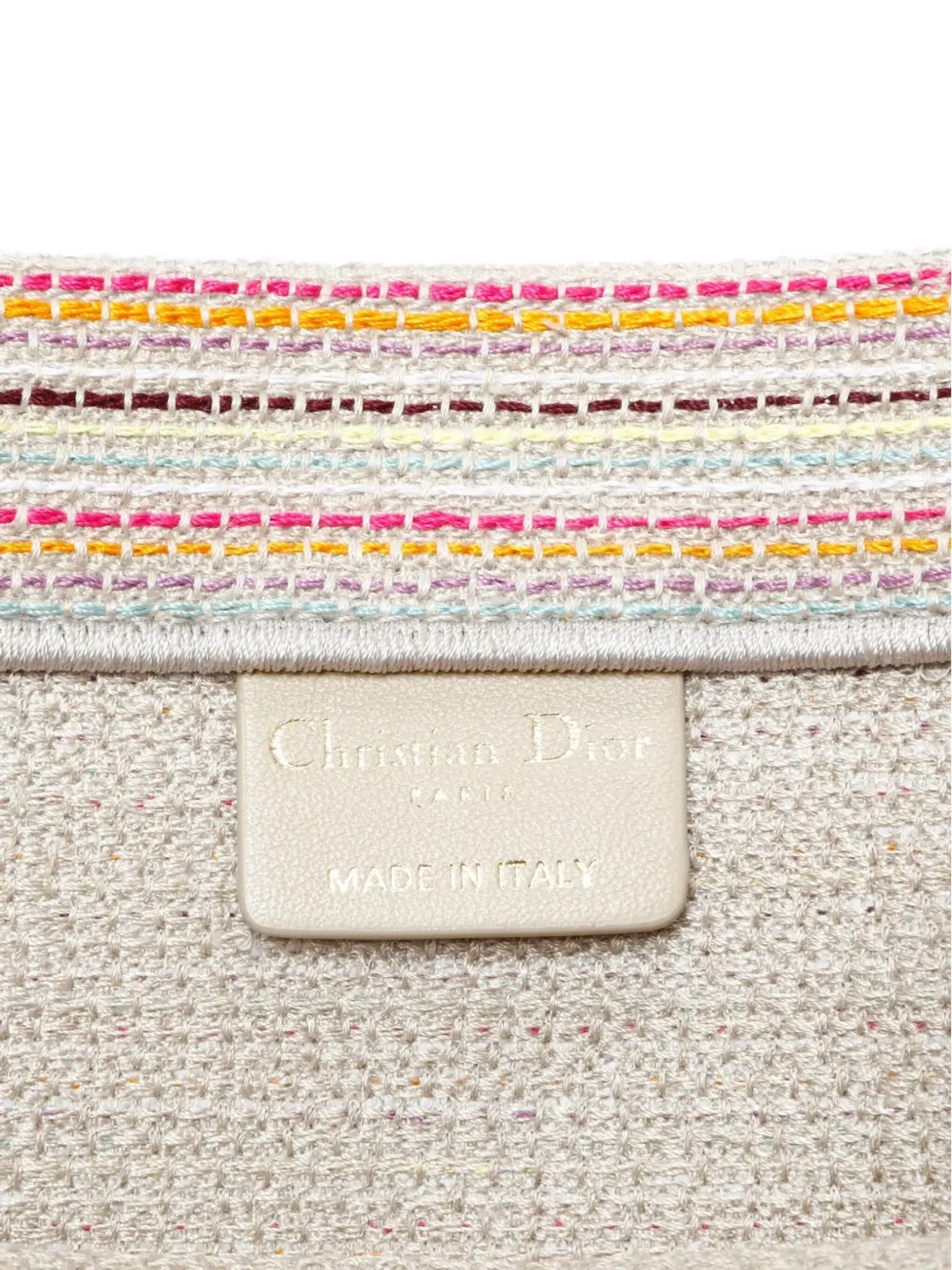 ビンテージ Christian Dior ブックストライプ トートバッグ 2020年 - 画像5