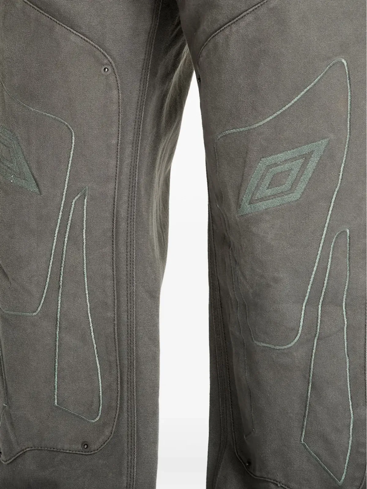 UMBRO シンガード コットンパンツ グリーン - 画像5