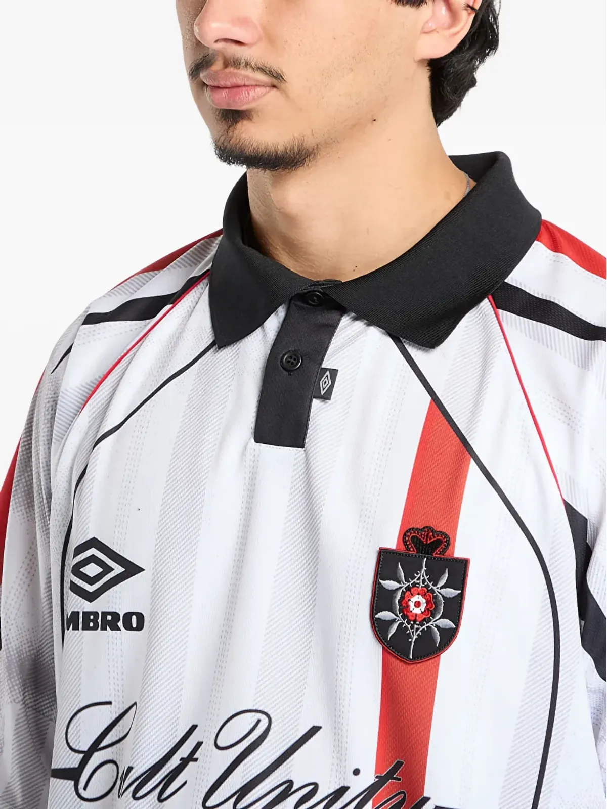 UMBRO ストライプ柄ポロシャツ - 画像5