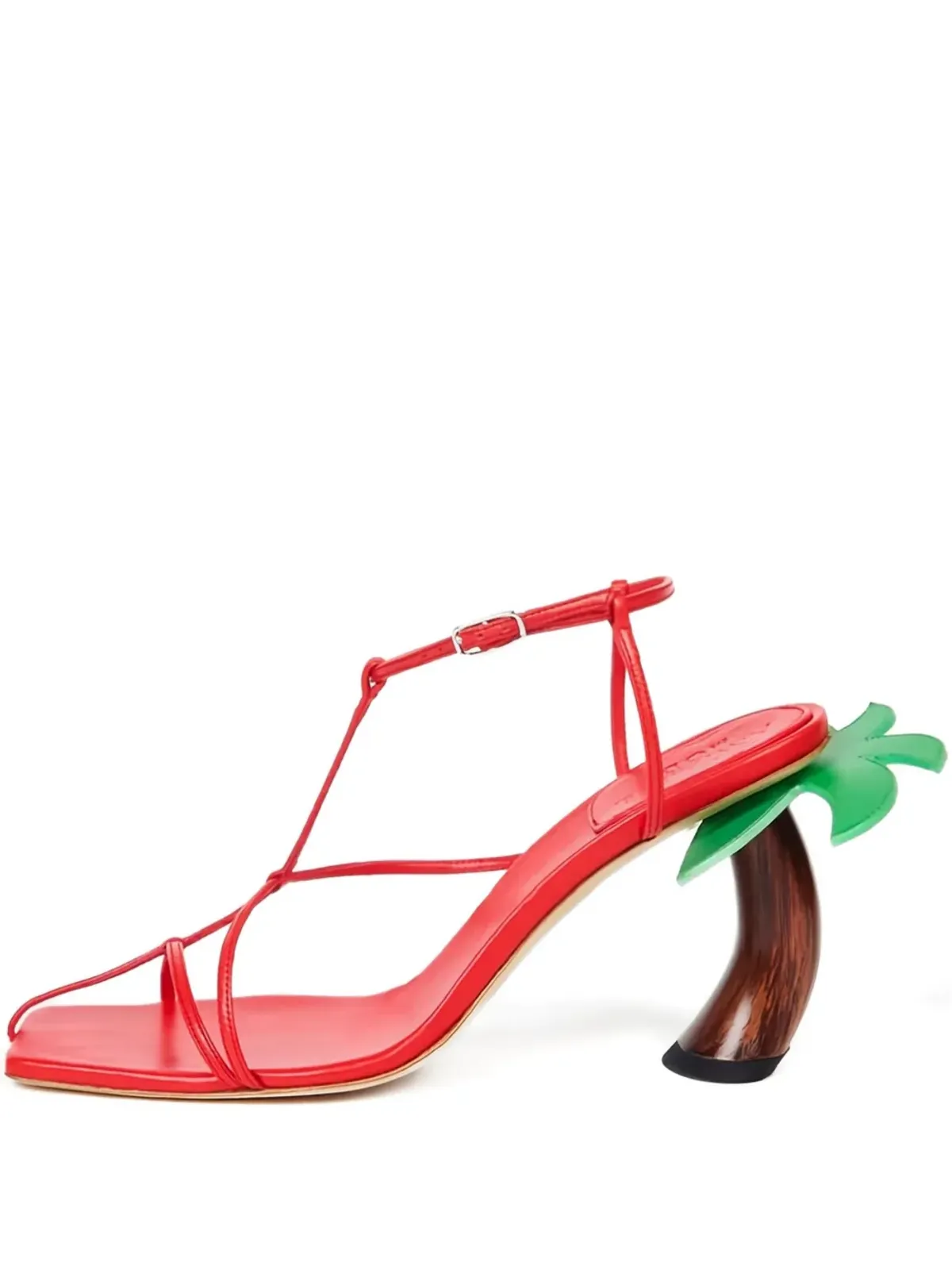 A.W.A.K.E. Mode Bianca Wooden pumps - Red - 画像1