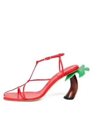 A.W.A.K.E. Mode Bianca Wooden pumps - Red - サムネイル1