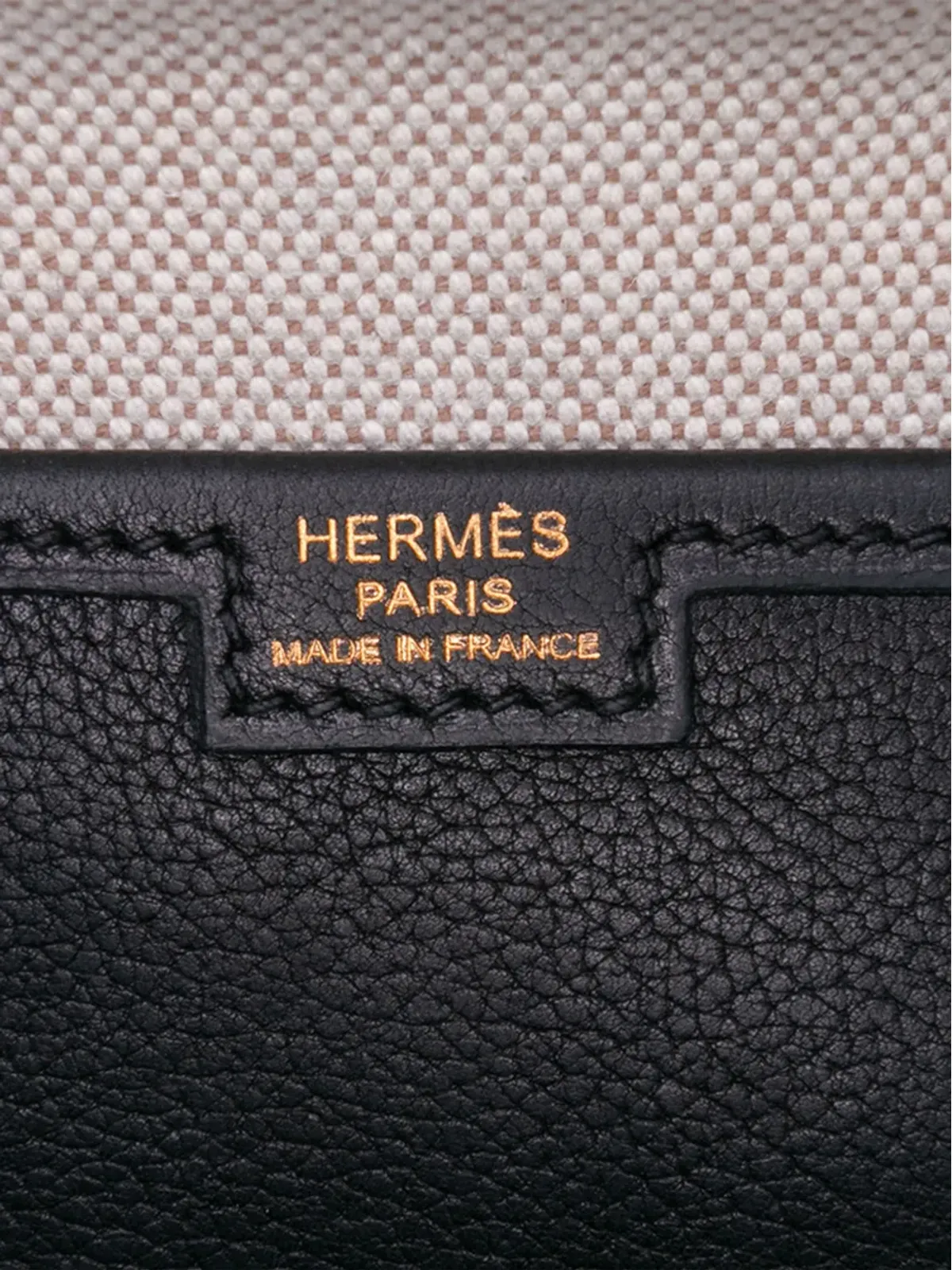 Hermès ビンテージ 2012年 Evergrain Jige PM クラッチバッグ - ブラック - 画像5