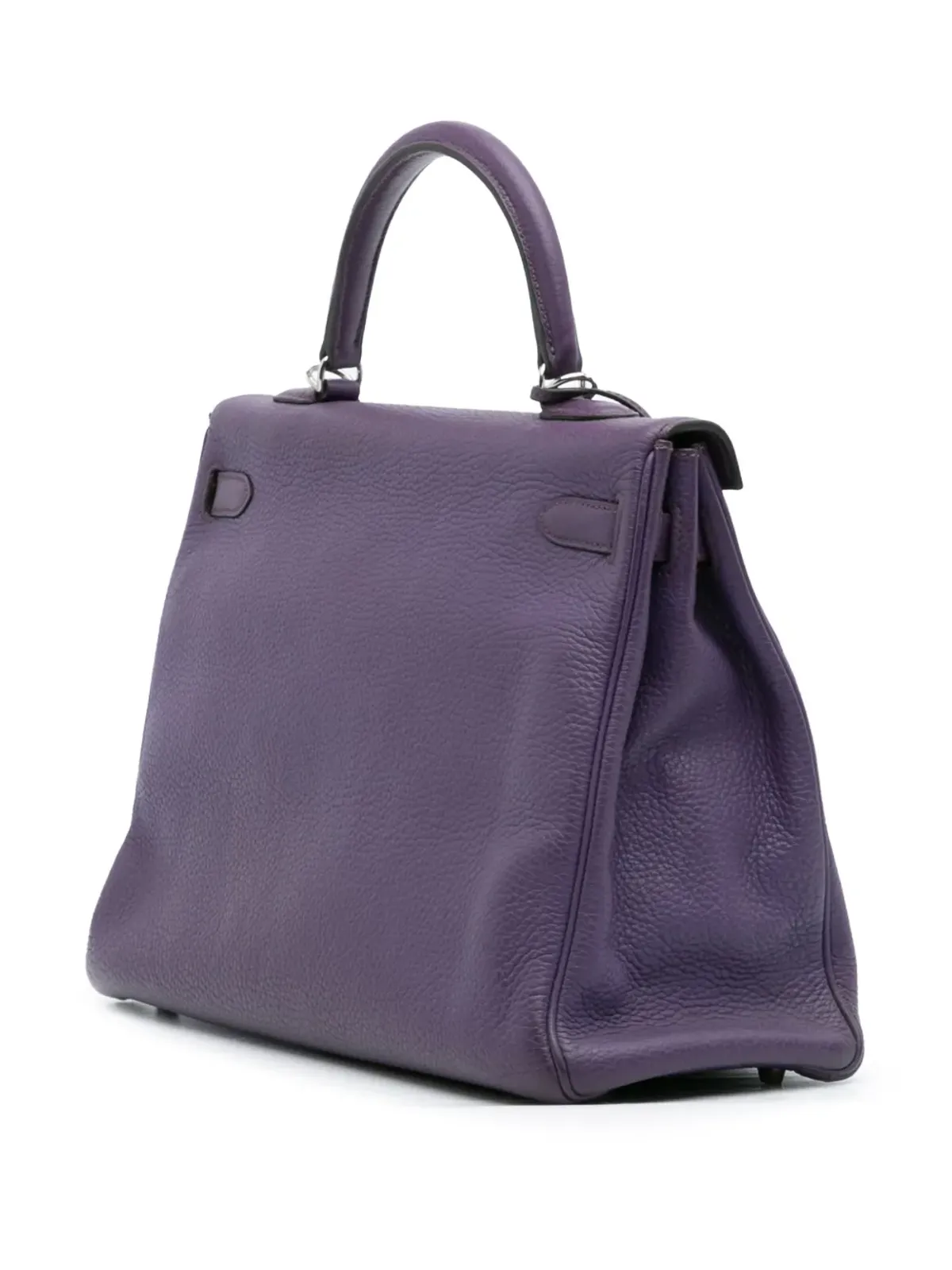 Hermès ビンテージ 2012 Togo Kelly II Retourne 35 サッチェル - パープル - 画像3