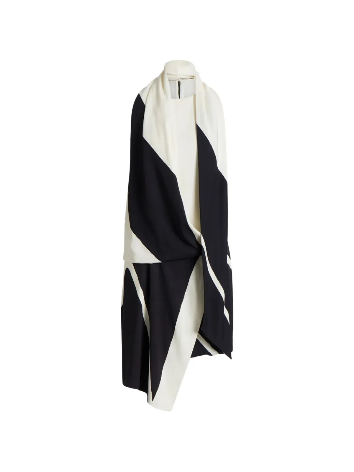 Alberta Ferretti パネルドレス アシンメトリック - 画像1