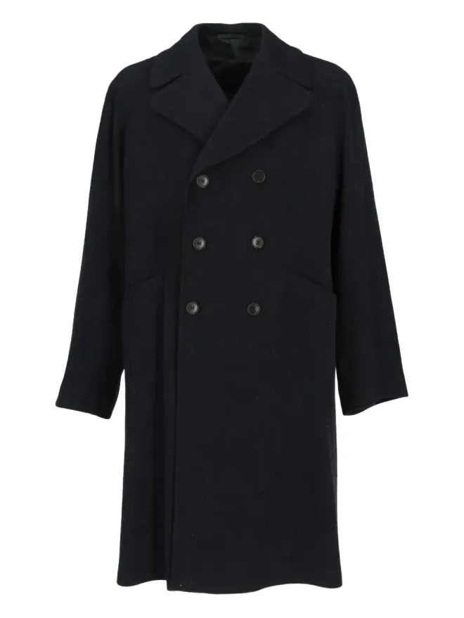 Romeo Gigli Pre-Owned Romeo Gigli Pre-Owned ボタン留めベルト付きコートの商品画像