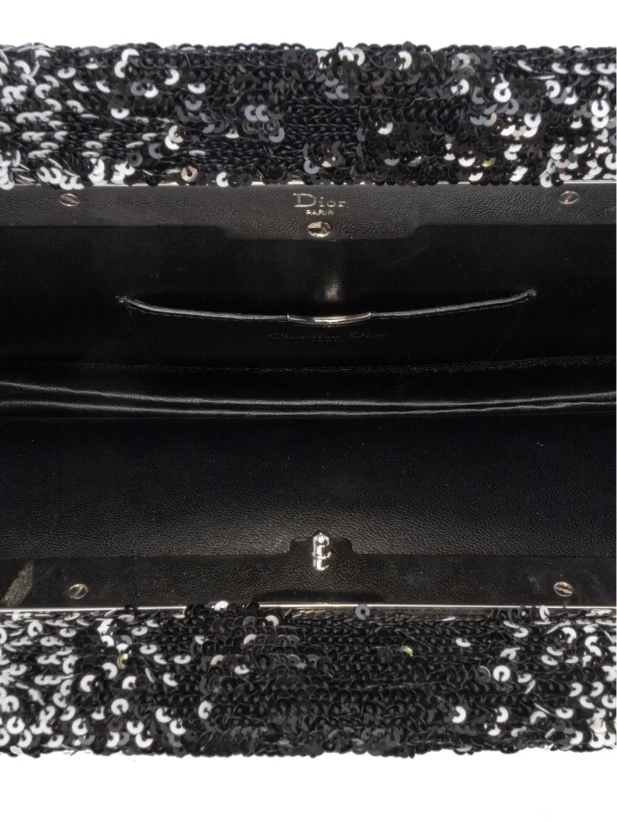 Christian Dior ビンテージ 2013 シークイン クラッチバッグ - ブラック - 画像5