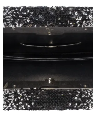 Christian Dior ビンテージ 2013 シークイン クラッチバッグ - ブラック - サムネイル5