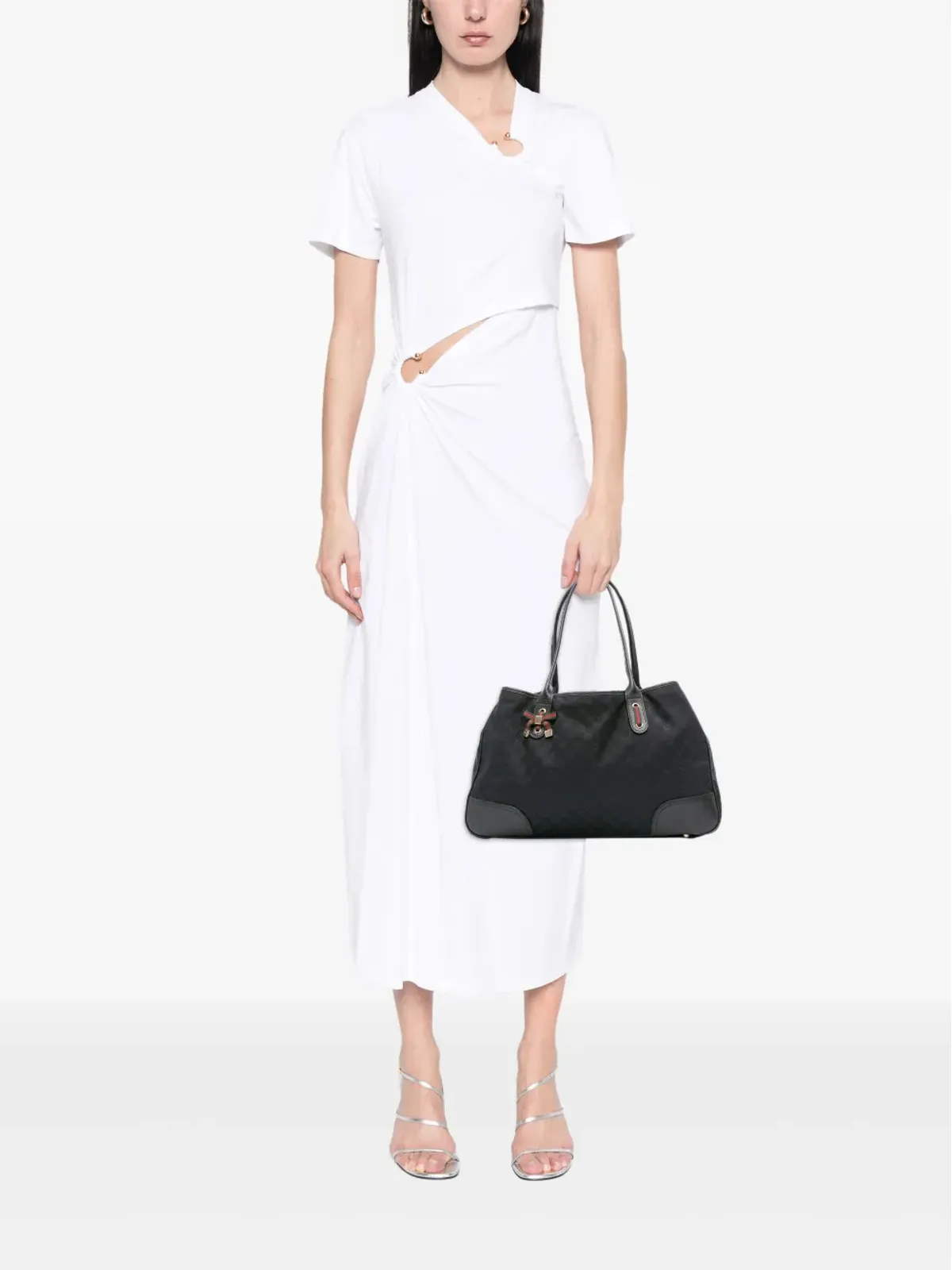Gucci ビンテージ 2000-2015 GGキャンバス プリンシー トートバッグ - ブラック - 画像2