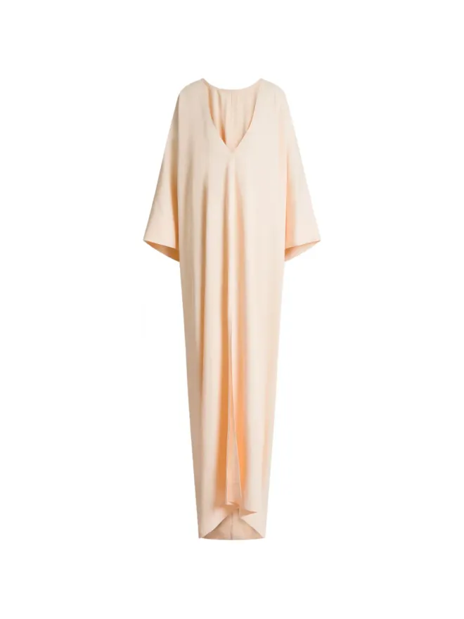 Alberta Ferretti Alberta Ferretti Vネックマキシドレス ピンクの商品画像