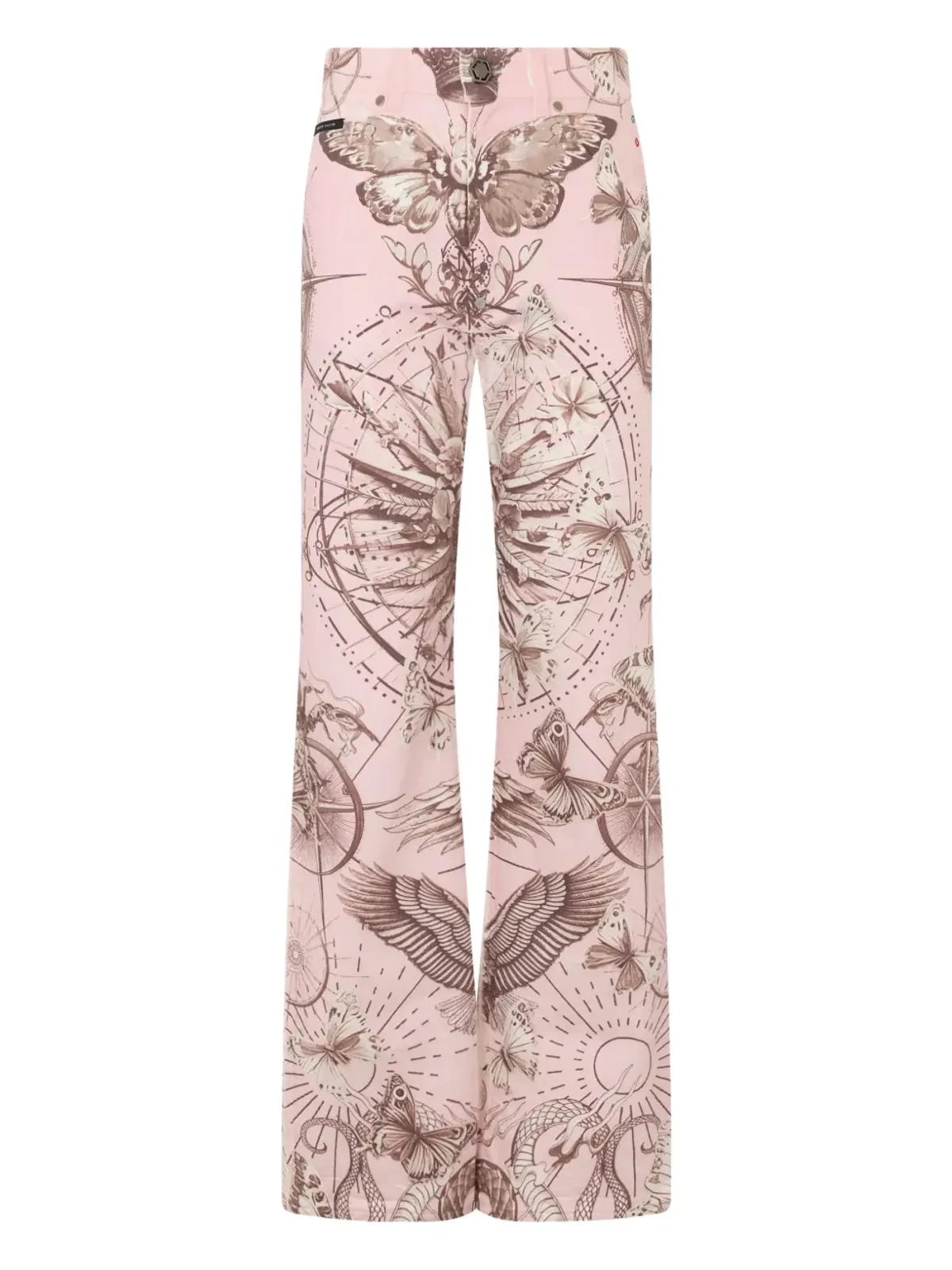 Philipp Plein プリントデニムジーンズ - 画像1