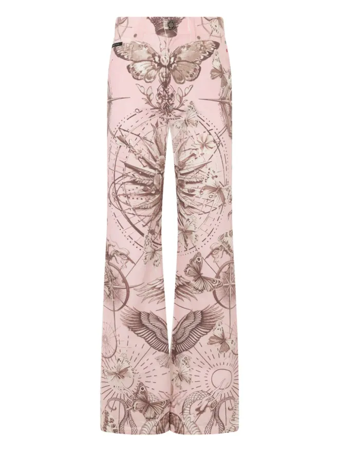 Philipp Plein Philipp Plein プリントデニムジーンズの商品画像