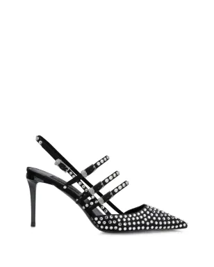 Philipp Plein ラインストーン付きヒールパンプス - サムネイル1