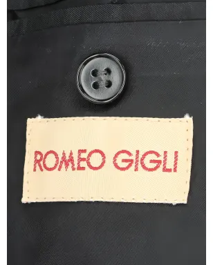 Romeo Gigli Pre-Owned 1990s ダブルブレスト パターン柄 コート - サムネイル3