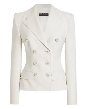 Dolce & Gabbana ダブルブレストボタンジャケット - White - サムネイル1
