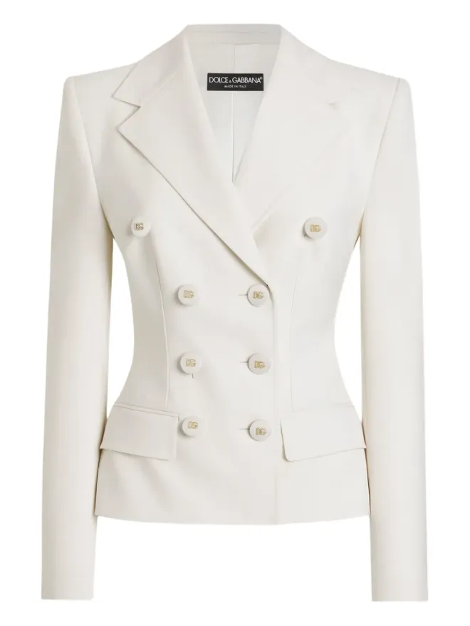 Dolce & Gabbana Dolce & Gabbana ダブルブレストボタンジャケット - Whiteの商品画像