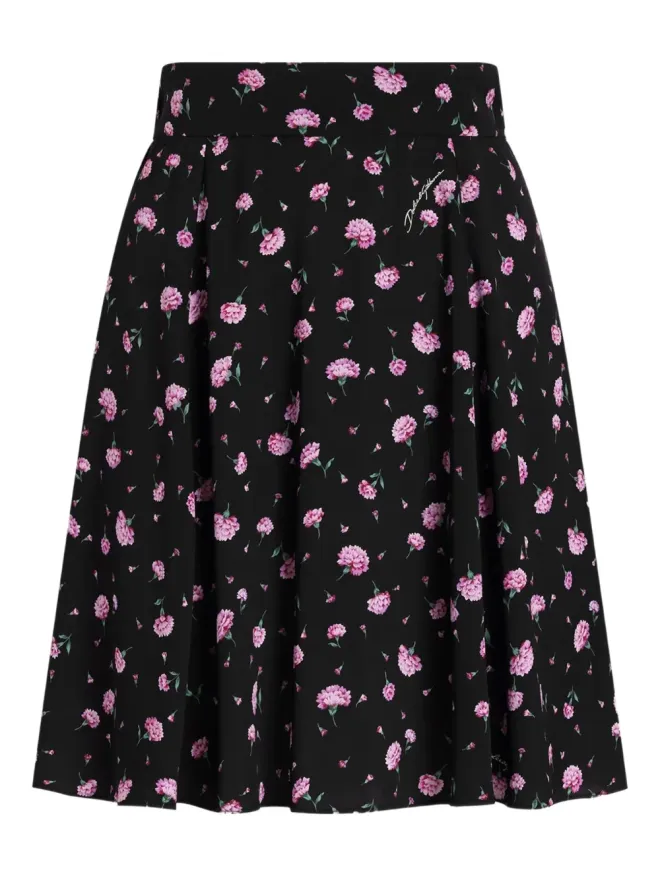 Dolce & Gabbana Dolce & Gabbana 花柄プリント ミニスカートの商品画像