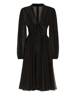 Dolce & Gabbana Vネック ミディドレス - サムネイル1