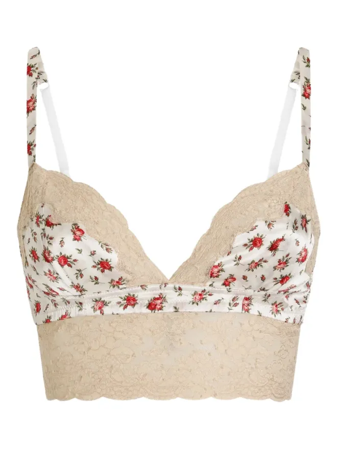 Dolce & Gabbana Dolce & Gabbana 花柄プリント レース ブラの商品画像