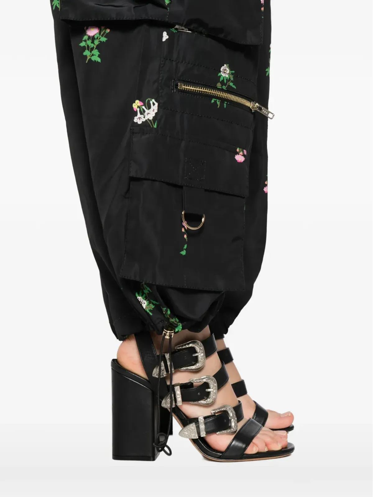 Cynthia Rowley 花柄プリントのワイドパンツ - 画像5