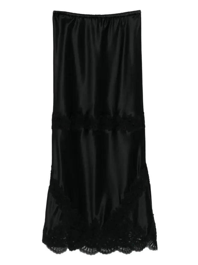 Cynthia Rowley Cynthia Rowley サテンレーススカートの商品画像
