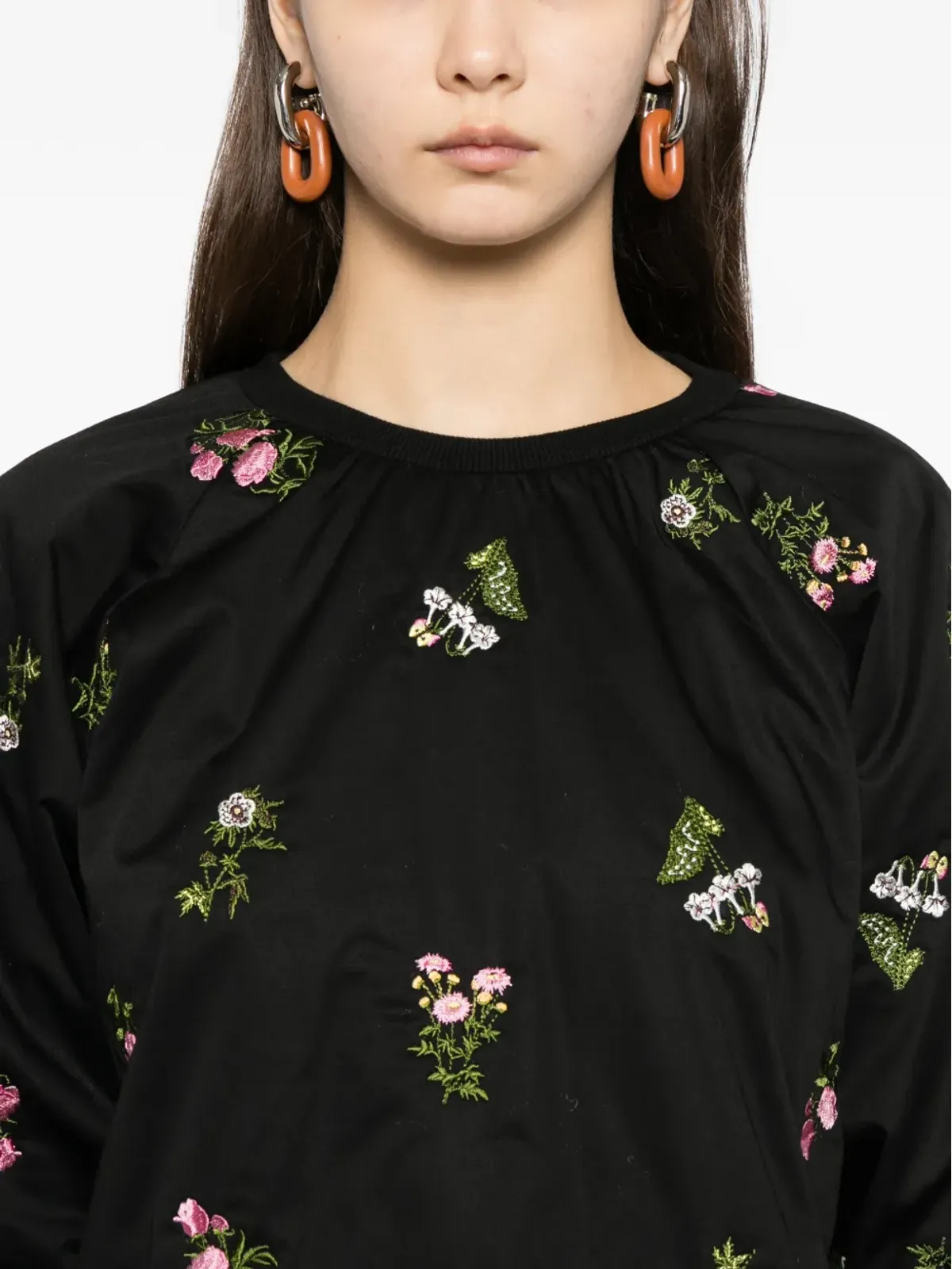 Cynthia Rowley 刺繍入りスウェットシャツ - 画像5