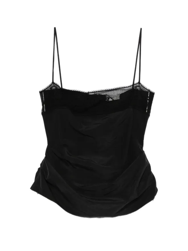 Magda Butrym Magda Butrym レーストリムトップの商品画像