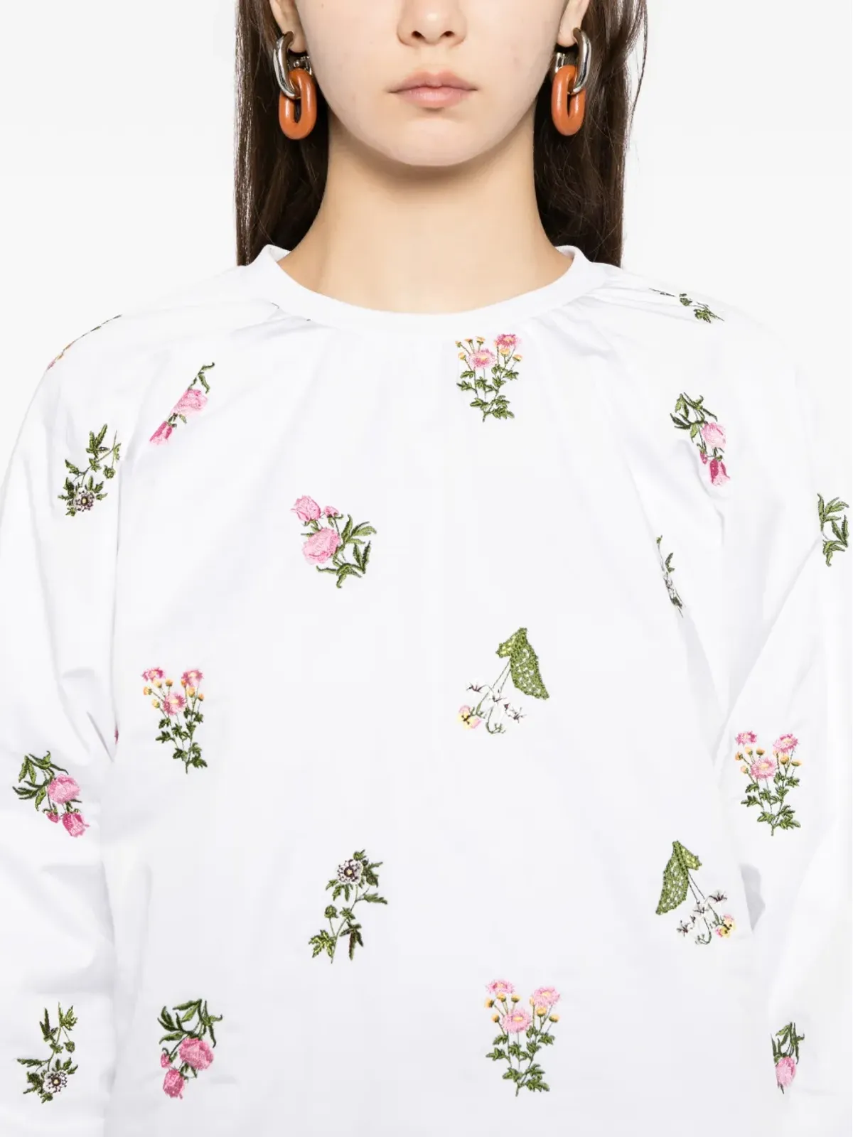 Cynthia Rowley 花柄刺繍プルオーバー - 画像5