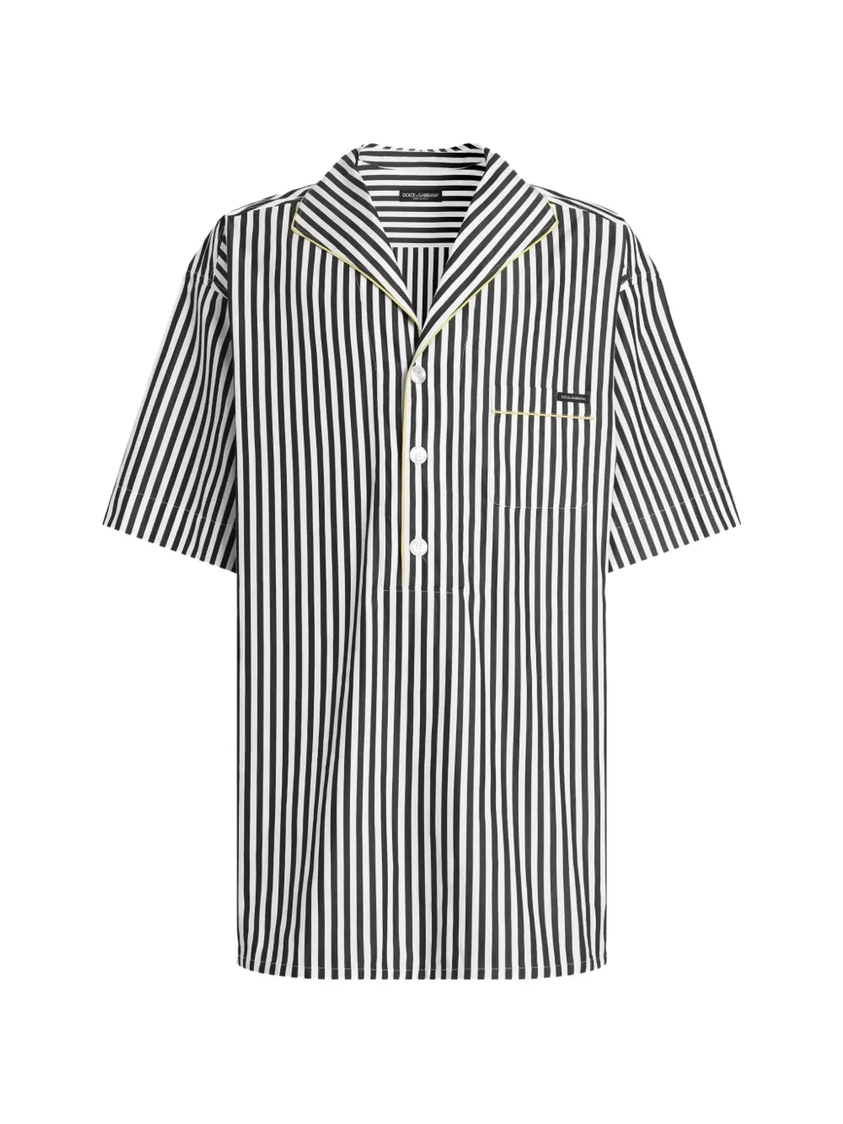 Dolce & Gabbana ストライプポプリンシャツ - White - 画像1