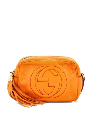 Gucci Pre-Owned ソーホー ディスコ レザー・スモール クロスボディバッグ オレンジ - サムネイル1