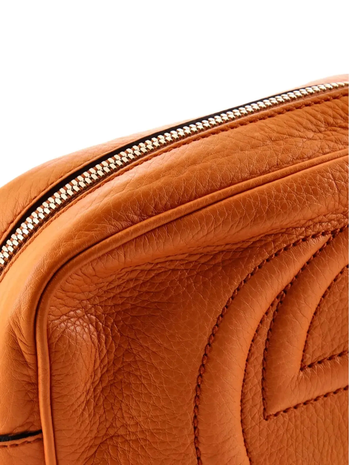 Gucci Pre-Owned ソーホー ディスコ レザー・スモール クロスボディバッグ オレンジ - 画像5